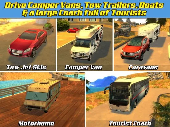 Изображение игры: RV & Boat Towing Parking Simulator Real Road Car Racing Driving