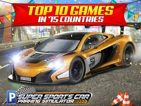 Изображение игры: Super Sports Car Parking Simulator - Real Driving Test Sim Racing Games