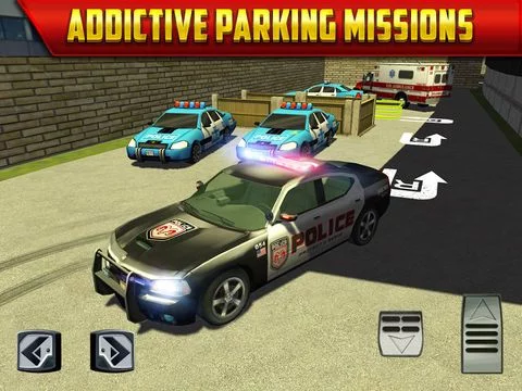 Изображение игры: Police Car Parking Simulator Game - Real Life Emergency Driving Test Sim Racing Games