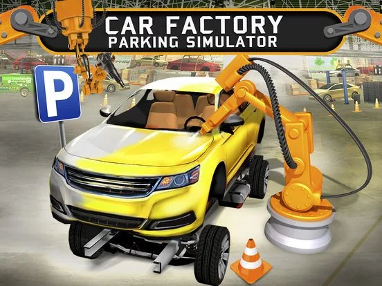 Изображение игры: Car Factory Parking Simulator a Real Garage Repair Shop Racing Game