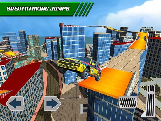 Изображение игры: Roof Jumping: Stunt Driver Sim