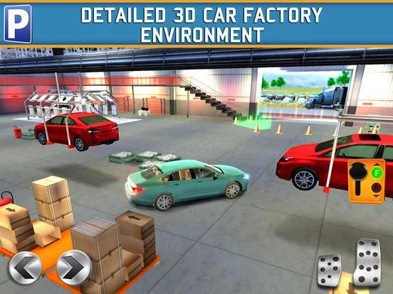 Изображение игры: Car Factory Parking Simulator a Real Garage Repair Shop Racing Game