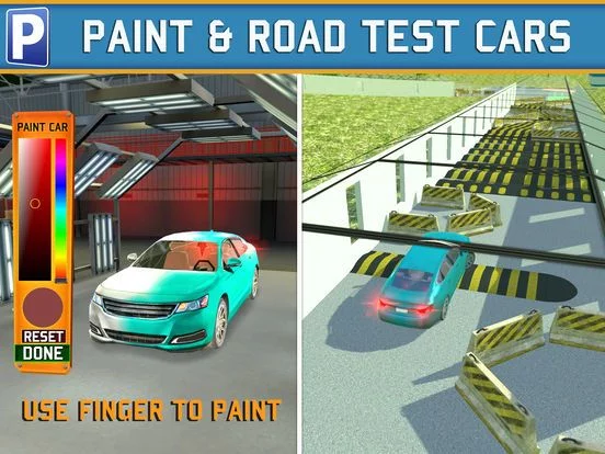 Изображение игры: Car Factory Parking Simulator a Real Garage Repair Shop Racing Game