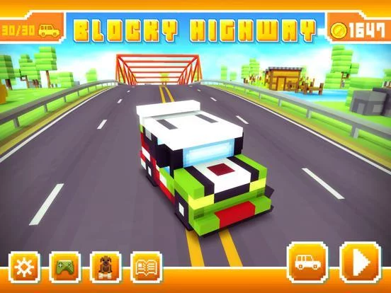 Изображение игры: Blocky Highway