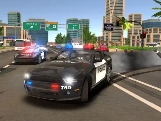 Изображение игры: Police Drift Car Driving
