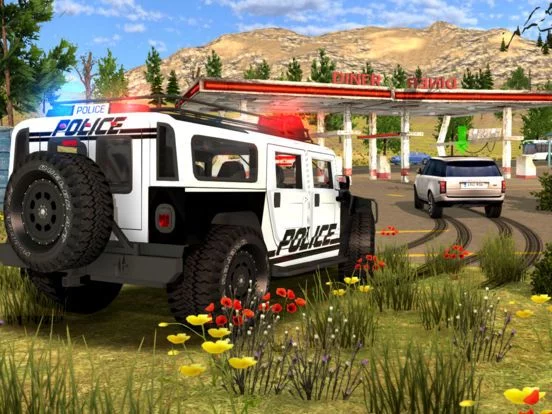 Изображение игры: Police Drift Car Driving