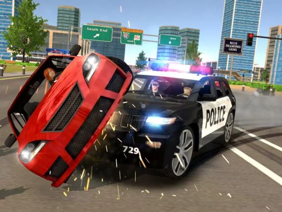 Изображение игры: Police Car Chase Cop Simulator