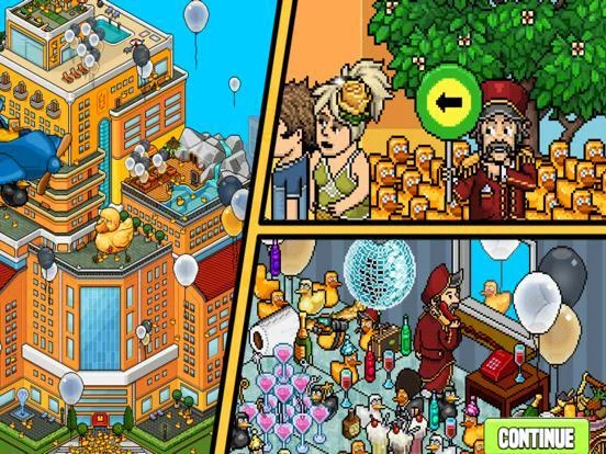 Изображение игры: Habbo Clicker