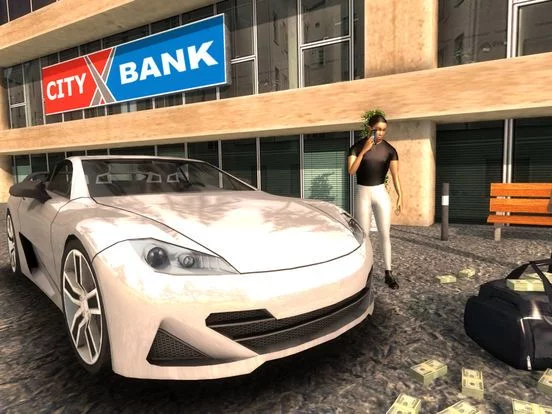 Изображение игры: Crime Car Driving Simulator