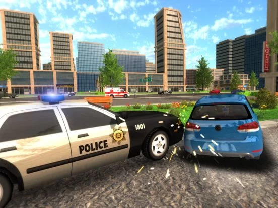 Изображение игры: Crime Car Driving Simulator