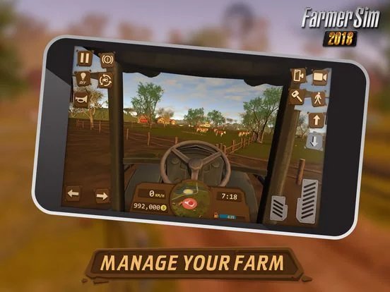 Изображение игры: Farmer Sim 2018