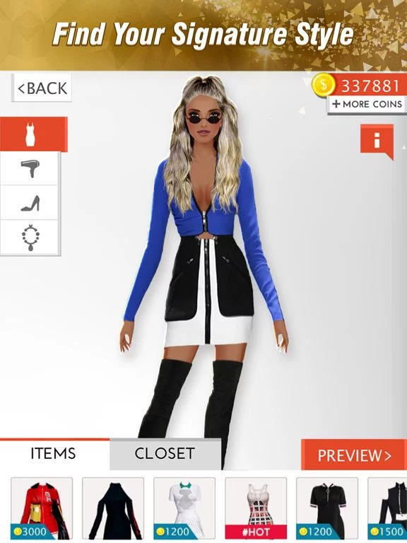 Изображение игры: Dress Up Fashion Design Studio
