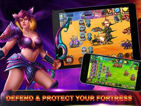 Изображение игры: Heroes of Legend: Castle Defense