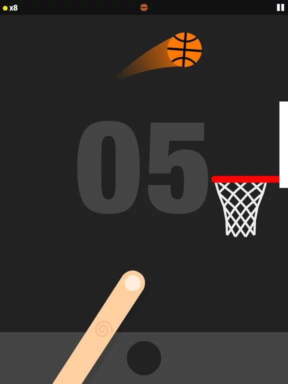 Изображение игры: Flick Dunk