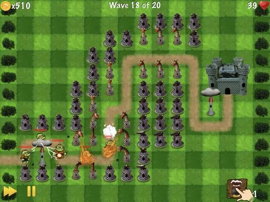 Изображение игры: Zombie Tower Shooting Defense