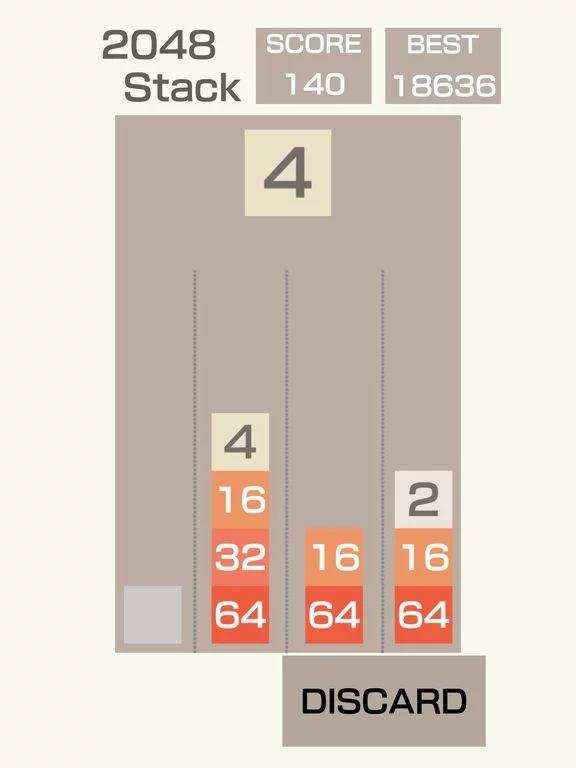 Изображение игры: 2048-Stack