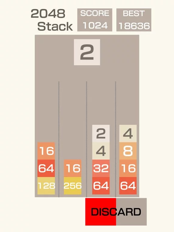 Изображение игры: 2048-Stack