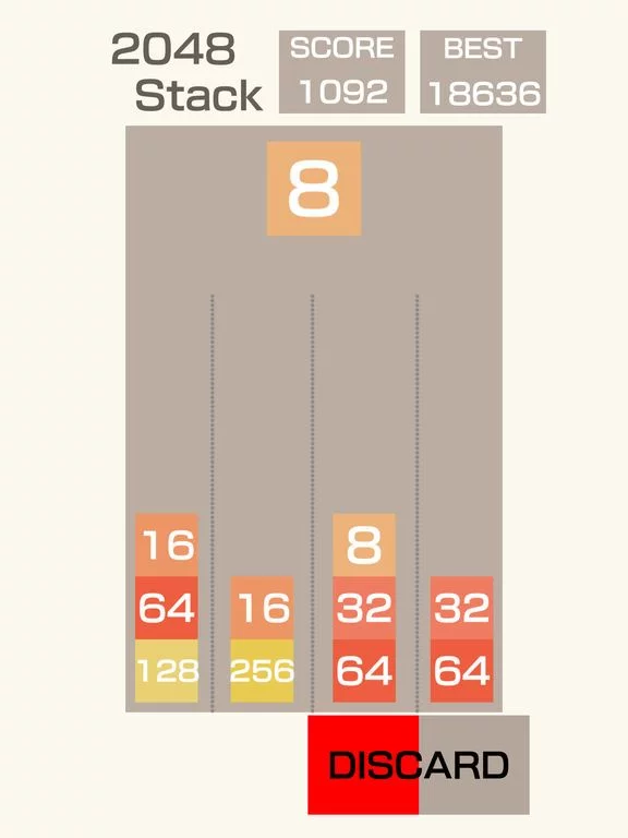 Изображение игры: 2048-Stack