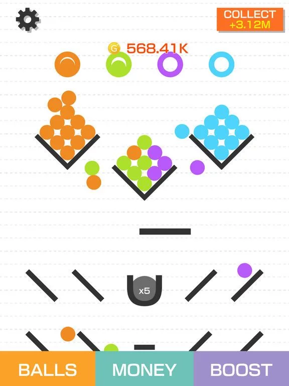 Изображение игры: Idle Ball