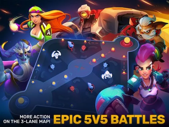 Изображение игры: Planet of Heroes - MOBA 5v5