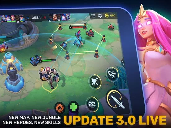Изображение игры: Planet of Heroes - MOBA 5v5