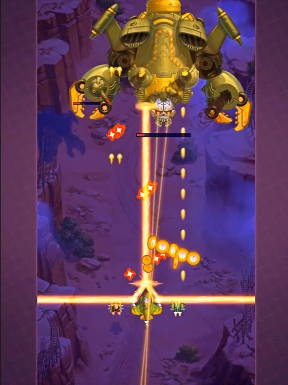 Изображение игры: HAWK: Bullet Hell Jet Shooter