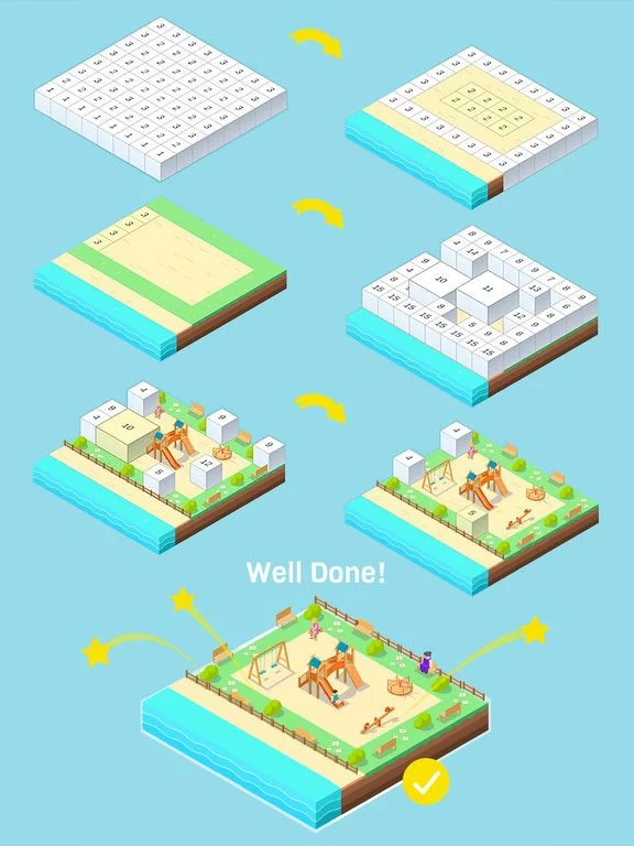Изображение игры: Color Garden - Build by Number