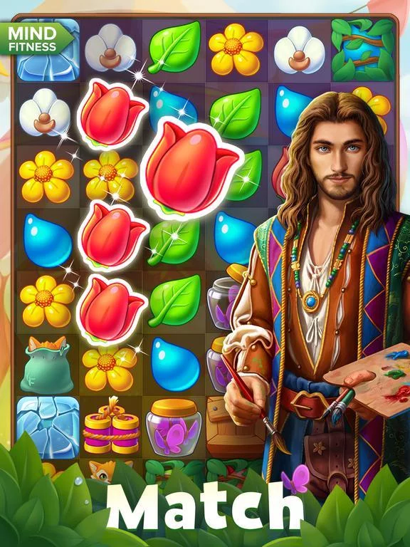 Изображение игры: Frozen Flowers