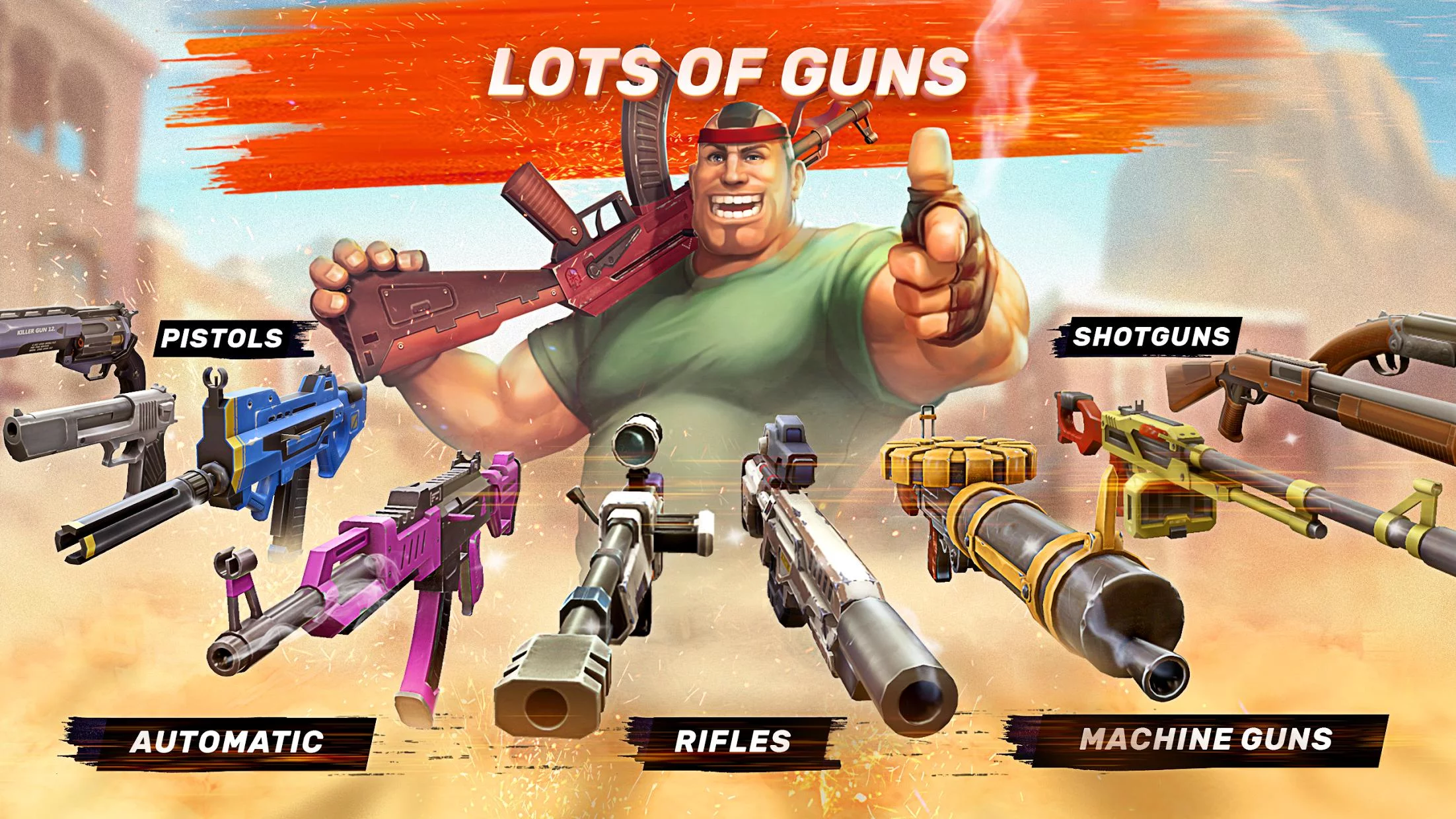 Изображение игры: Guns of Boom