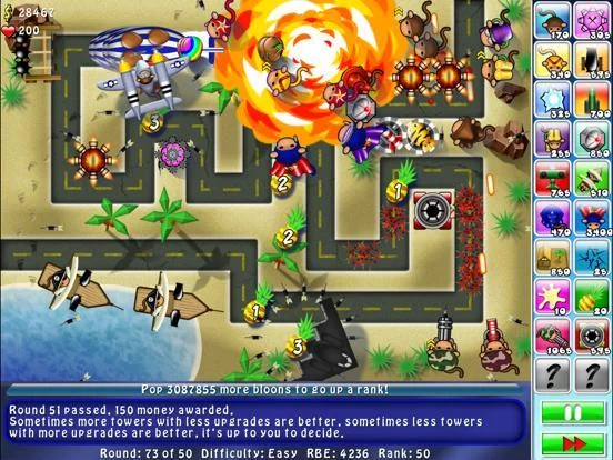 Изображение игры: Bloons TD 4 HD