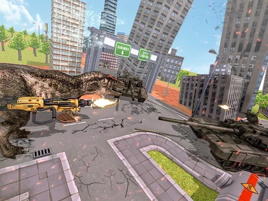 Изображение игры: Wild Dinosaur Battle Survival