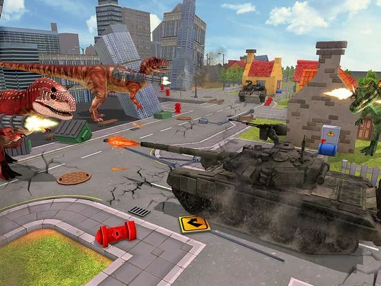 Изображение игры: Wild Dinosaur Battle Survival