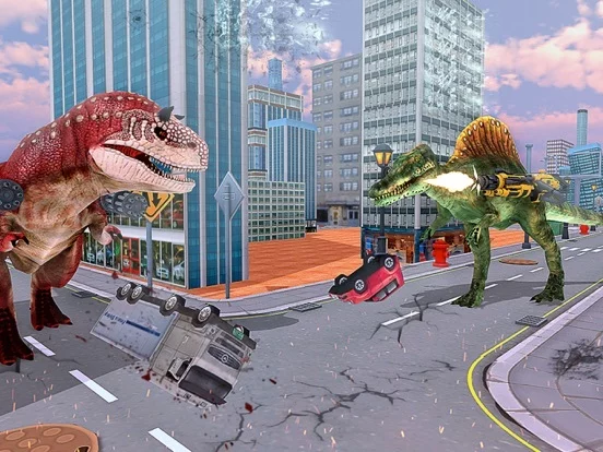 Изображение игры: Wild Dinosaur Battle Survival