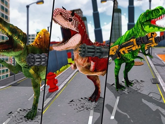 Изображение игры: Wild Dinosaur Battle Survival