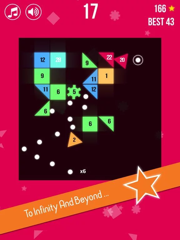 Изображение игры: Infinite Super Brick Breaker