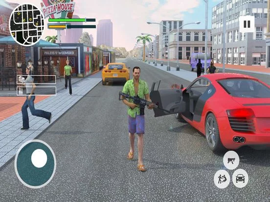 Изображение игры: Gangster City Miami Crime Auto