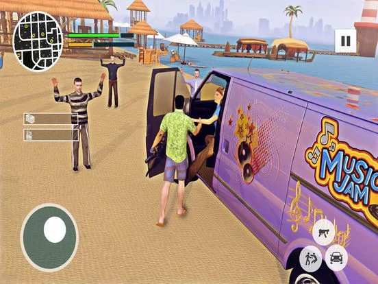 Изображение игры: Gangster City Miami Crime Auto