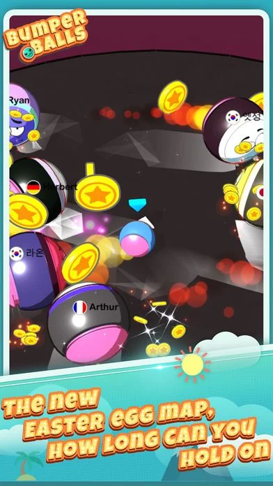 Изображение игры: Bumper Balls.io