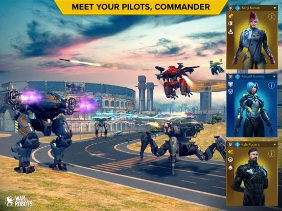 Изображение игры: War Robots Multiplayer Battles