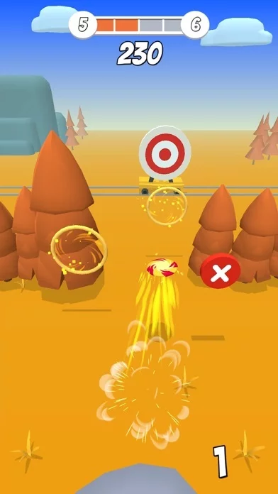 Изображение игры: Flick Frisbee