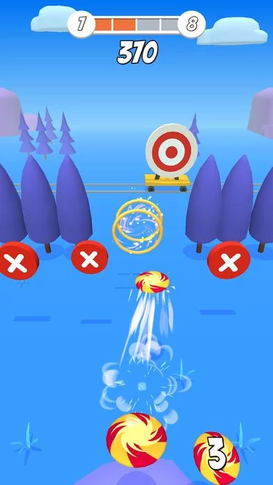 Изображение игры: Flick Frisbee