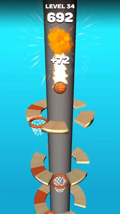 Изображение игры: Tower Hoops