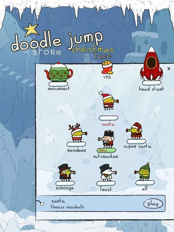 Изображение игры: Doodle Jump Christmas PLUS