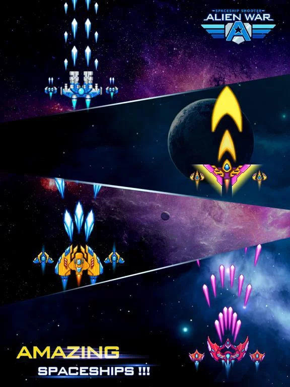 Изображение игры: Alien War Spaceship Shooter