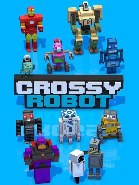 Изображение игры: Crossy Robot - Combine Skins