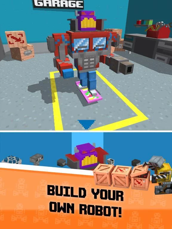 Изображение игры: Crossy Robot - Combine Skins