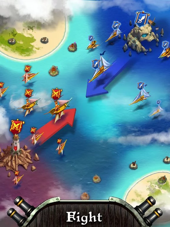 Изображение игры: Pirate Sails: Tempest War