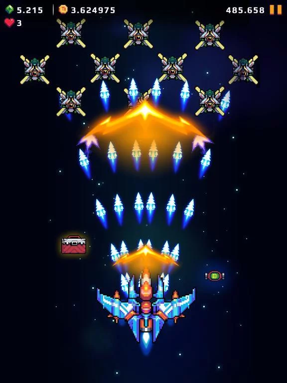 Изображение игры: Galaxy Force - Falcon Squad