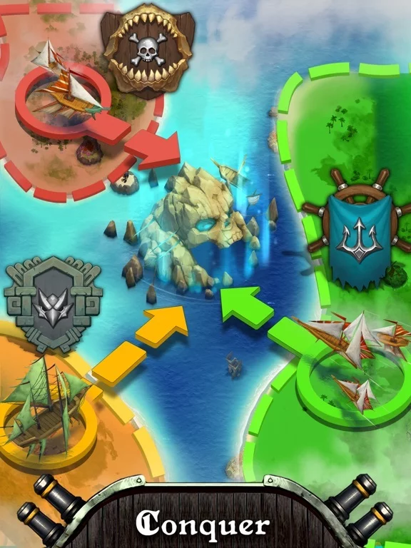 Изображение игры: Pirate Sails: Tempest War