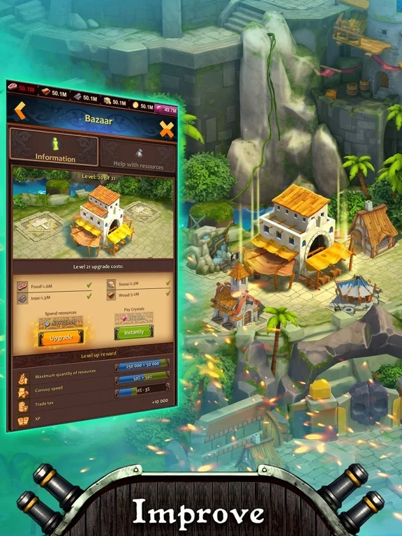 Изображение игры: Pirate Sails: Tempest War